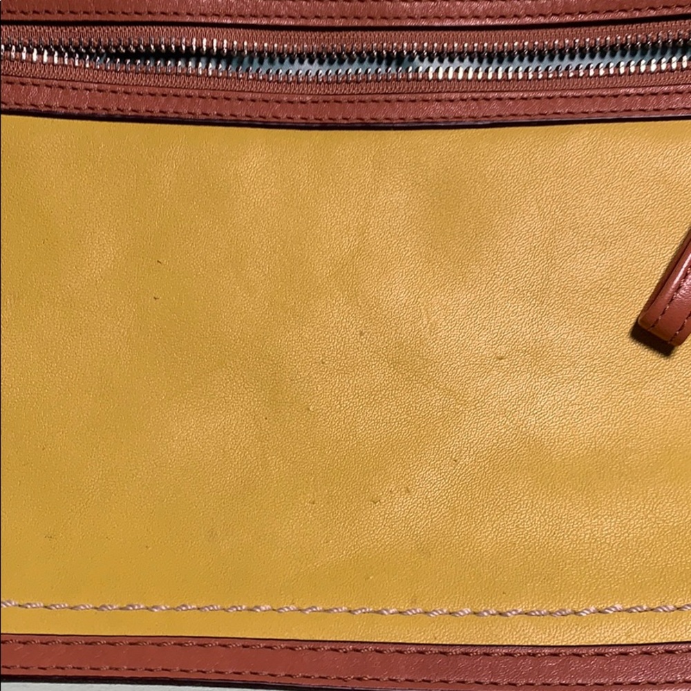 Coach Tote! Beautiful multi-color block! - Picture 2 of 3